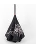 Le Monde du Parapluie Parasol odwrotny "Cherry Blossom" w kolorze jasnoróżowo-czarnym - Ø 85 cm