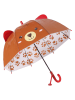 Le Monde du Parapluie Parasol dziecięcy "Bear" w kolorze jasnobrązowym - Ø 70 cm