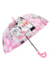 Le Monde du Parapluie Kinderschirm in Transparent/ Rosa - Ø 71 cm