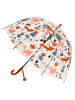 Le Monde du Parapluie Kinderschirm "Fox" in Transparent/ Bunt - Ø 70 cm