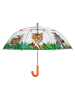PERLETTI Kinderparaplu "Safari Crew" transparant/meerkleurig - Ø 64 cm