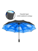 Le Monde du Parapluie Parasol w kolorze czarno-niebieskim - Ø 105 cm