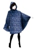 SMATI Regenponcho donkerblauw