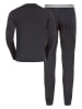 Odlo 2-częściowy zestaw bielizny funkcyjnej "Merino" w kolorze antracytowym