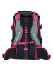 neoxx Rucksack "Active" in Grau/ Pink - (L)24 x (B)31 x (H)45,5 cm