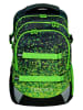 neoxx Schulrucksack "Pixel in my mind" in Grün/ Schwarz - (B)31 x (H)45,5 x (T)24 cm