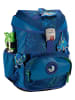 DerDieDas 7tlg. Schulranzen-Set "ErgoFlex Superflash" in Blau