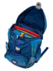 DerDieDas 7tlg. Schulranzen-Set "ErgoFlex Superflash" in Blau