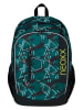 neoxx Rucksack "Flow" in Grün - (B)28 x (H)42,5 x (T)18 cm