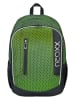 neoxx Rucksack "Flow" in Grün - (B)28 x (H)42,5 x (T)18 cm