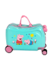 Peppa Pig Walizka "Świnka Peppa" w kolorze różowo-turkusowym - 41,5 x 31 x 21 cm