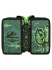 Jurassic World Piórnik "Jurassic World" w kolorze zielonym z akcesoriami - 20 x 13 x 7,5 cm