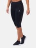 Odlo Trainingsleggings "3/4 Essentials" in Schwarz