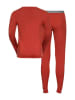 Odlo 2-delige functionele wollen ondergoedset "Merino 200" rood