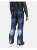Kilpi Ski-/ Snowboardhose "Denimo" in Blau/ Weiß
