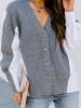 LA Angels Cardigan in Grau/ Creme