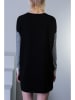 LA Angels Strickkleid in Schwarz/ Grau