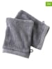 Soft by Perle de Coton 2er-Set: Waschhandschuhe ''Epo'' in Grau