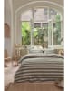 Beddinghouse Bettwäsche-Set "Bold Stripe" in Khaki/ Creme