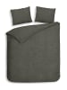 Heckett Lane Flanell-Bettwäsche-Set "Franela" in Grau