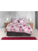 HNL Flanell-Bettwäsche-Set "Gioia" in Rosa