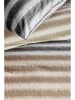 Beddinghouse Satin-Bettwäsche-Set "Misha" in Beige/ Anthrazit