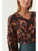 TATUUM Blouse bruin/oranje