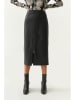 TATUUM Kunstleren rok zwart