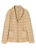 TATUUM Doorgestikte jas beige