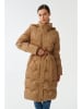 TATUUM Płaszcz puchowy w kolorze jasnobrązowym