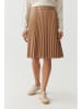 TATUUM Plisseerock in Camel