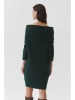 TATUUM Sukienka dzianinowa w kolorze ciemnozielonym