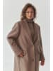 TATUUM Wełniany płaszcz w kolorze brązowym
