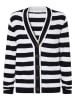 TATUUM Cardigan in Dunkelblau/ Weiß