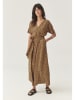 TATUUM Sukienka w kolorze jasnobrązowo-czarnym