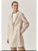 TATUUM Wełniany płaszcz w kolorze kremowym