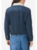Timezone Jeansjacke in Dunkelblau/ Weiß
