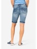 Timezone Spijkershort "Nali" - slim fit - blauw