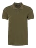 Timezone Koszulka polo w kolorze khaki