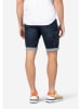 Timezone Spijkershort "Stanley" - slim fit - donkerblauw