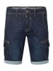 Timezone Spijkershort "Stanley" - slim fit - donkerblauw