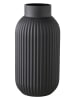 Boltze Vase ''Nordika'' in Schwarz - (H)30 cm