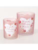 Boltze 6er-Set: Windlichter "Elsie" in Rosa
