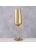 Boltze Sektglas "Adora" in Gold - (H)22,5 cm
