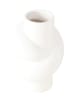 Boltze Vase "Heya" in Weiß - (H)20,3 x Ø 13,4 cm