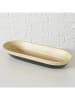 Boltze Servierschale "Bambo" in Beige/ Schwarz - (B)40 x (H)6,5 cm
