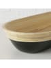 Boltze Servierschale "Bambo" in Beige/ Schwarz - (B)40 x (H)6,5 cm