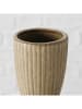 Boltze Vase "Oasis" in Hellbraun - (H)30 x Ø 13 cm
