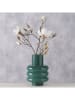 Boltze Vase ''Ribbo'' in Dunkelgrün - (H)24 x Ø 18 cm
