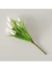 Boltze Dekostrauß "Tulpe" in Grün/ Weiß - (H)31 cm